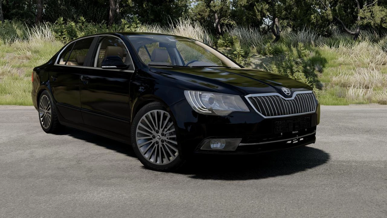 Мод Skoda Superb (3T) 2008-2015 v1.2 (0.36.x) ДЛЯ BEAMNG.DRIVE