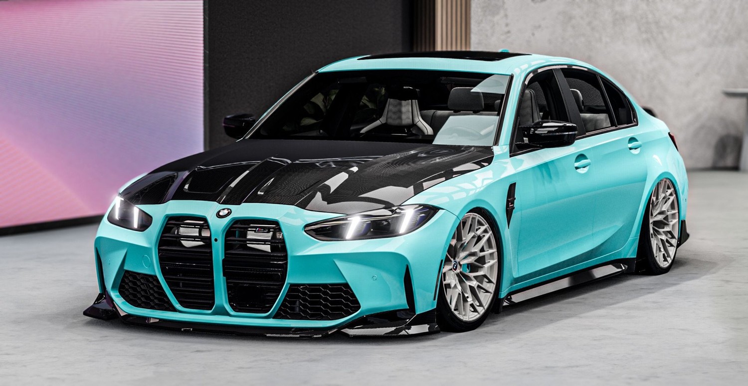 Мод BMW M3 (G80) v1.0 (0.36.x) ДЛЯ BEAMNG.DRIVE