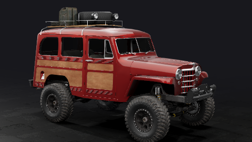 Мод PGD Willys Wagon v1.0 (0.36.x) ДЛЯ BEAMNG.DRIVE