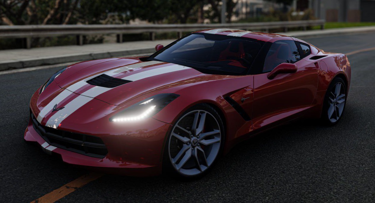 МОД Chevrolet Corvette C7 Updated (0.36.x) ДЛЯ BEAMNG.DRIVE
