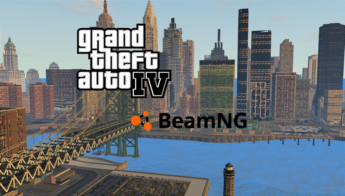 Мод Карта GTA IV Liberty City v1.0 (0.36.x) ДЛЯ BEAMNG.DRIVE