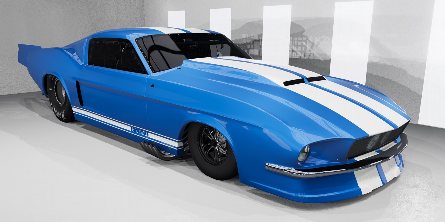 МОД Mustang GT500 Promod (PDM) v1.0 (0.36.x) ДЛЯ BEAMNG.DRIVE