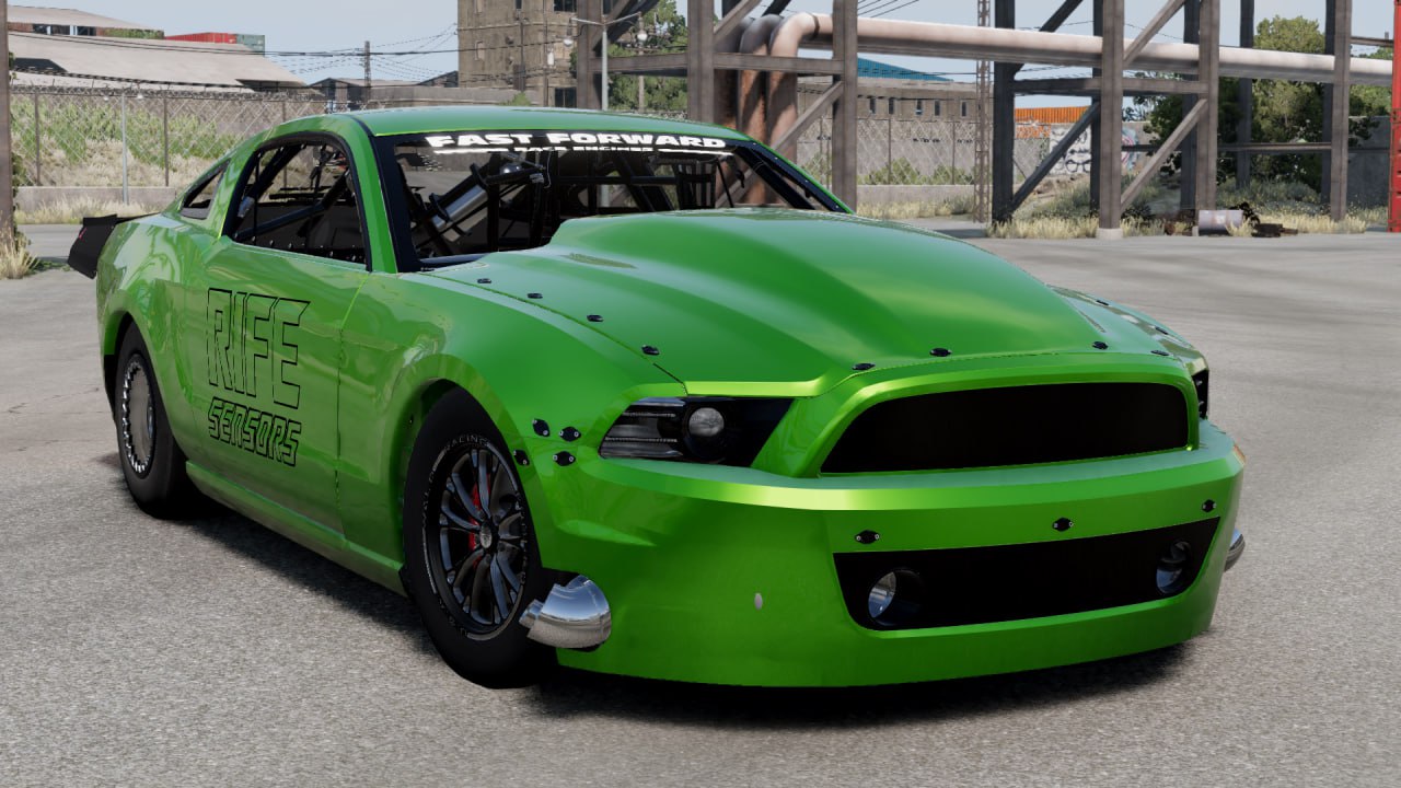 Мод Mustang Snot Rocket v1.0 (0.36.x) ДЛЯ BEAMNG.DRIVE