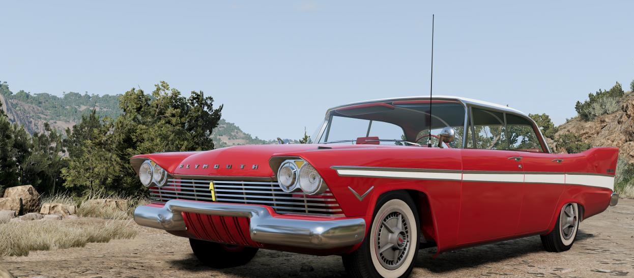 Мод Plymouth Belvedere 4-Door 1957-59 v1.0 (0.36.x) ДЛЯ BEAMNG.DRIVE