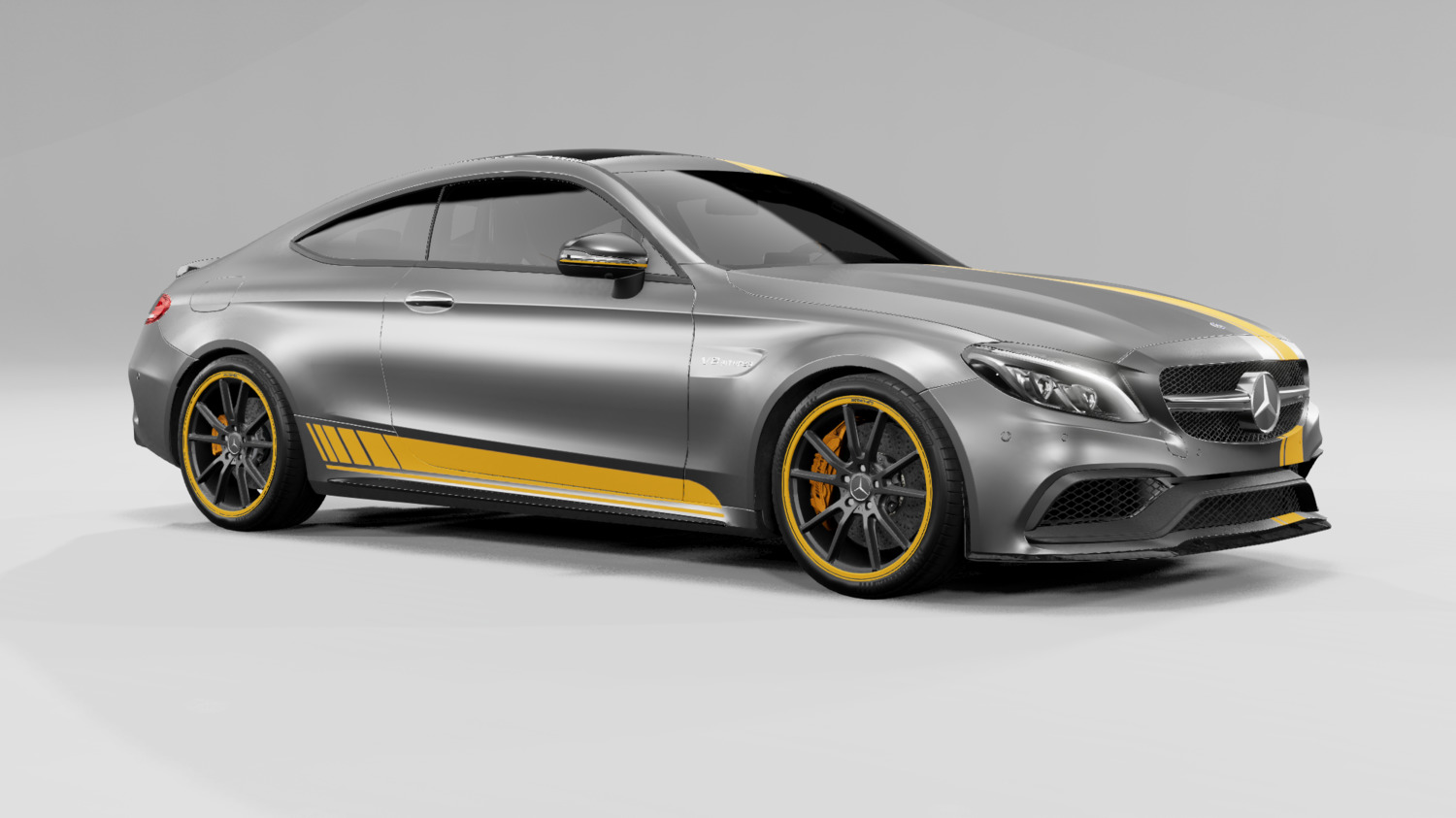 Мод Mercedes Benz C63S AMG Coupé v1.3 (0.36.x) ДЛЯ BEAMNG.DRIVE