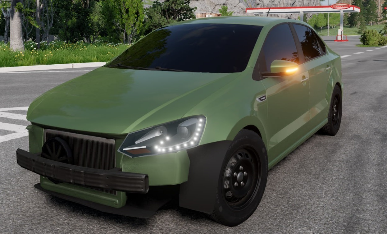 Мод Volkswagen Polo v2.0 Revamp (0.36.x) ДЛЯ BEAMNG.DRIVE