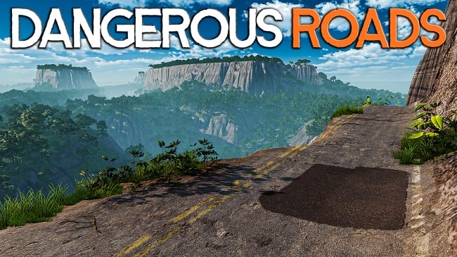 МОД Карта Dangerous Roads v1.01 (0.36.x) ДЛЯ BEAMNG.DRIVE
