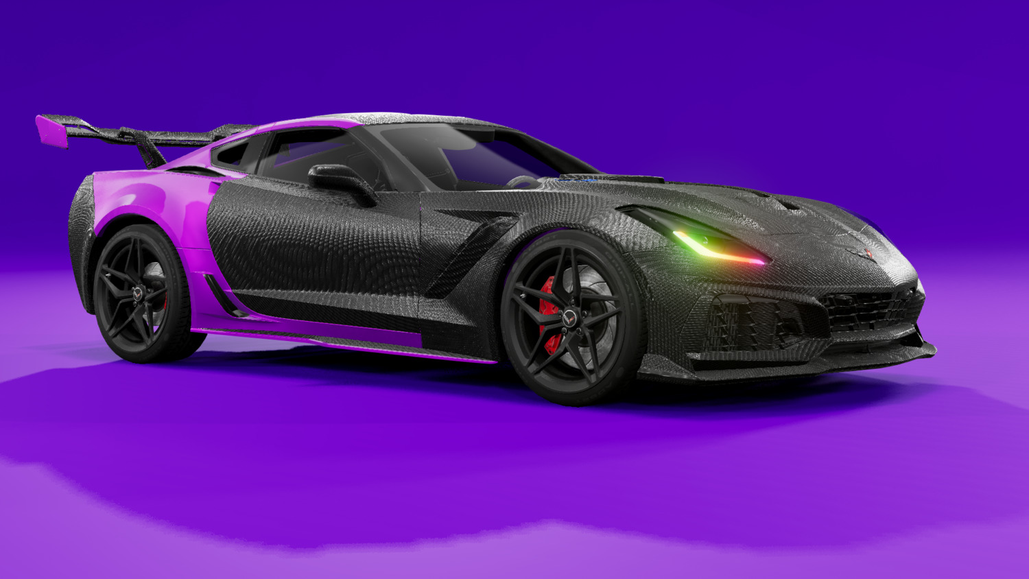 Мод Chevrolet Corvette C7 Confused v1.0 (0.36.x) ДЛЯ BEAMNG.DRIVE
