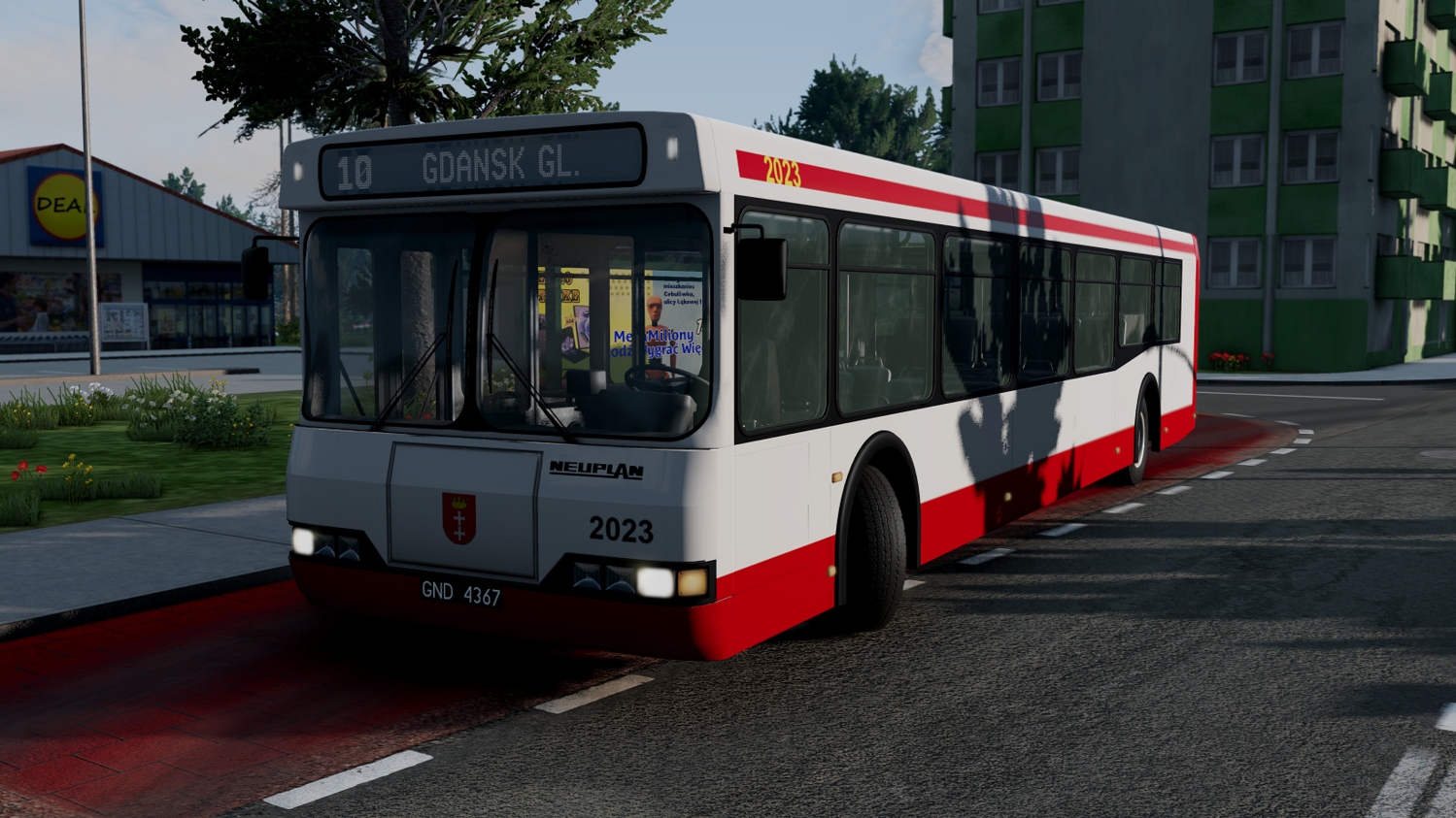 МОД Neuplan N and K Series Bus v1.3 (0.36.x) ДЛЯ BEAMNG.DRIVE