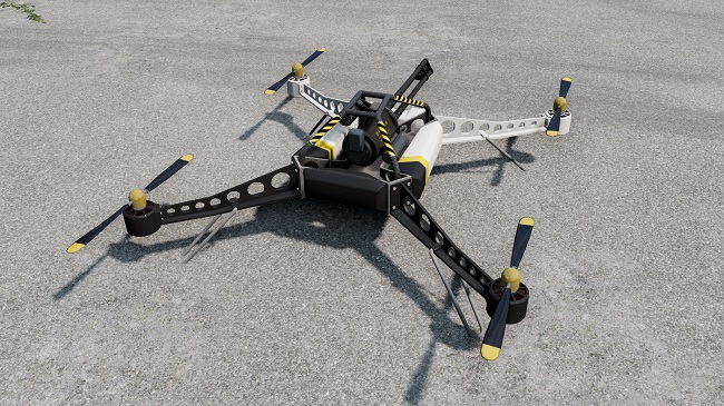 МОД DH Quadcopter v1.0 (0.36.x) ДЛЯ BEAMNG.DRIVE