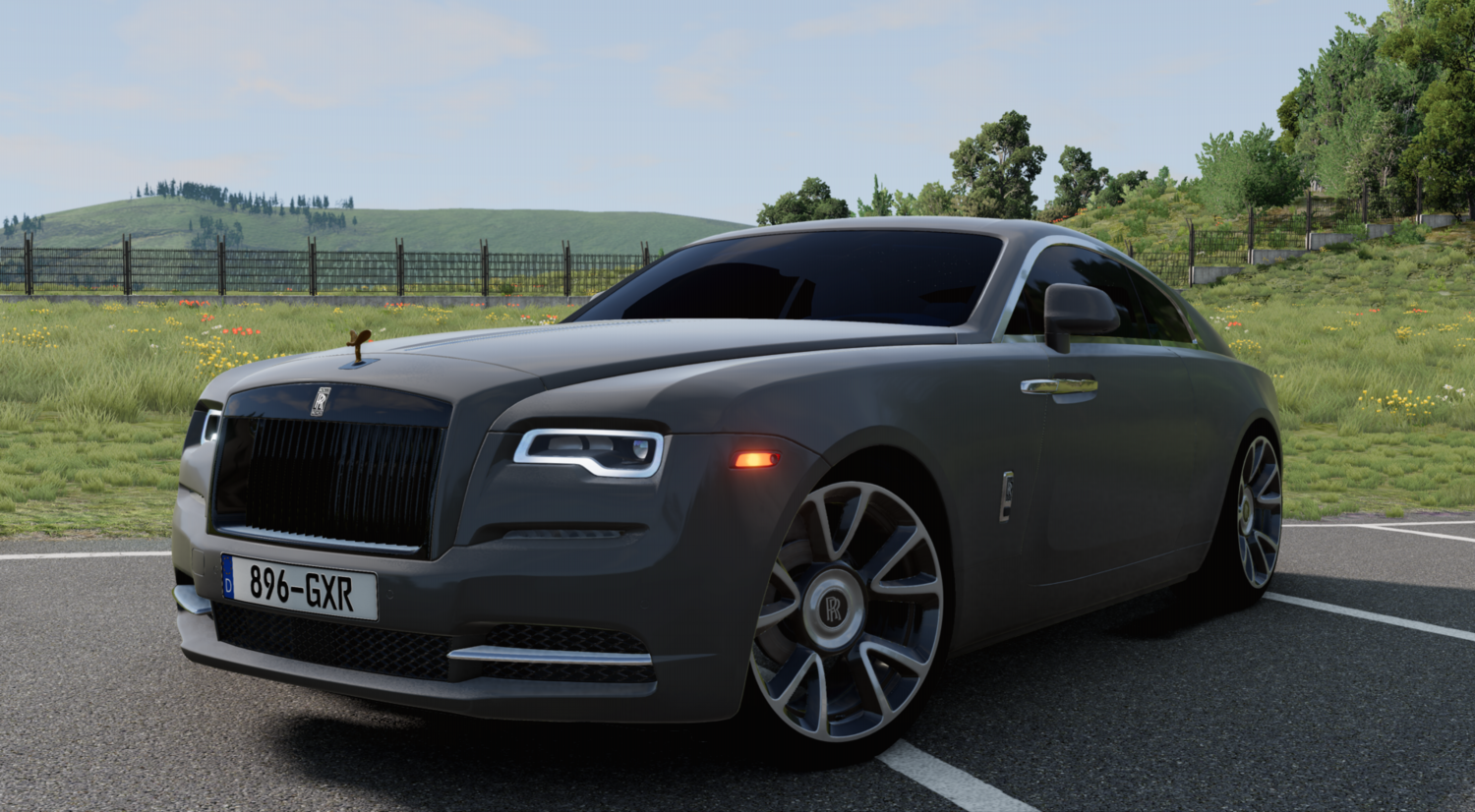 МОД Rolls-Royce Wraith 2018 v1.1 (0.36.x) ДЛЯ BEAMNG.DRIVE