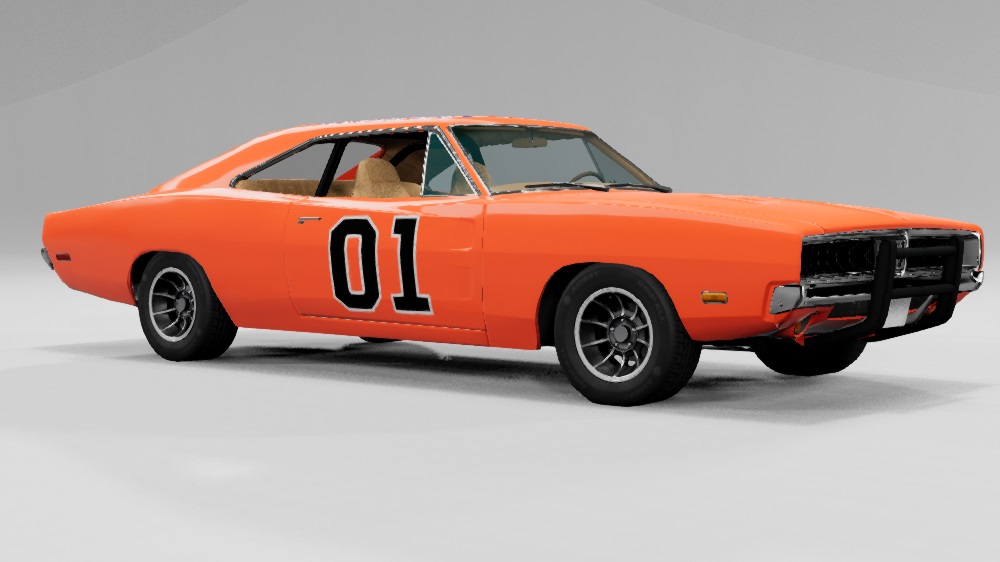 МОД Dodge Charger "General Lee" (1969) v1.0 (0.36.x) ДЛЯ BEAMNG.DRIVE