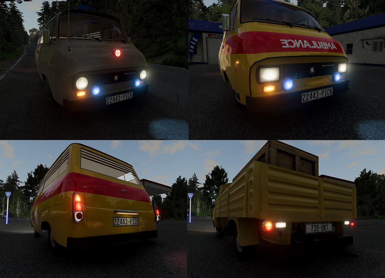 МОД Skoda 1203 v1.0 (0.36.x) ДЛЯ BEAMNG.DRIVE