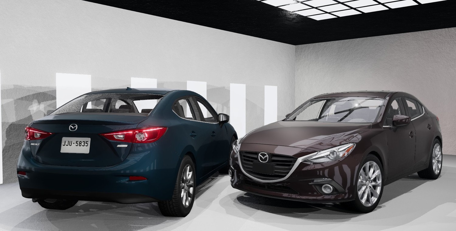 МОД Mazda 3 (2018) v1.0 (0.36.x) ДЛЯ BEAMNG.DRIVE