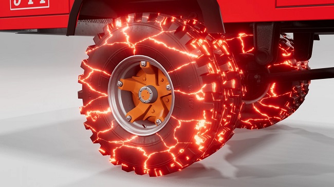 МОД Universal Glowing Tyres (Tires) v1.1 (0.36.x) ДЛЯ BEAMNG.DRIVE