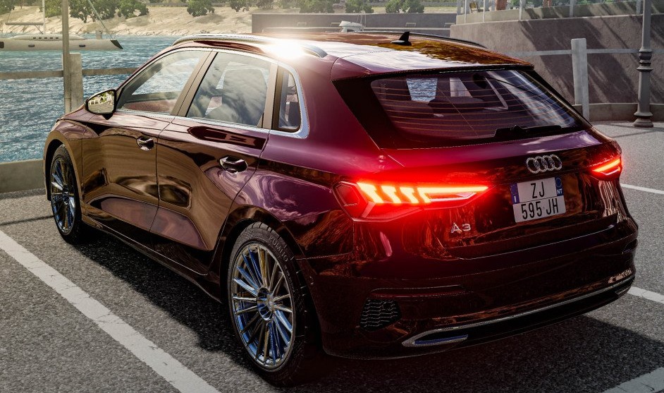 МОД AUDI A3 Hatchback v1.0 (0.36.x) ДЛЯ BEAMNG.DRIVE