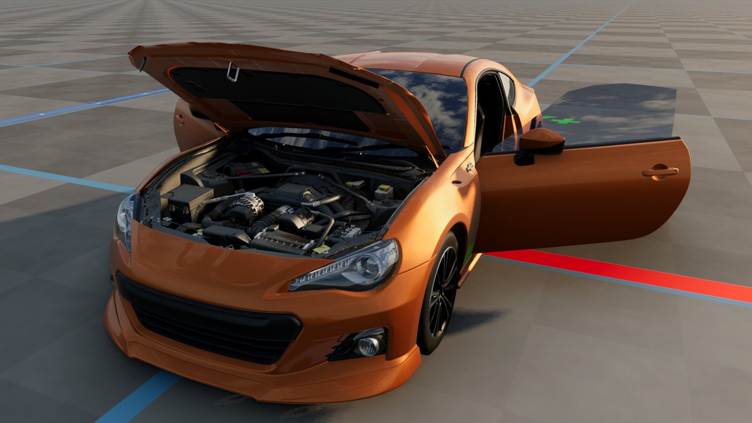 МОД Toyota gt86/Subaru Brz v1.0 MiniRework (0.36.x) ДЛЯ BEAMNG.DRIVE
