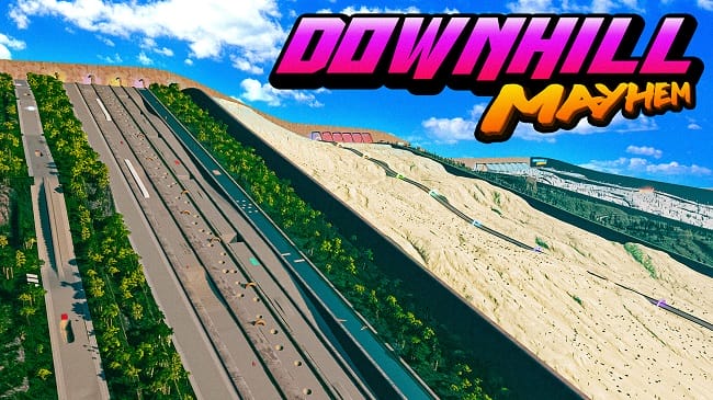Мод Карта Downhill Mayhem v1.04 (0.36.x) ДЛЯ BEAMNG.DRIVE