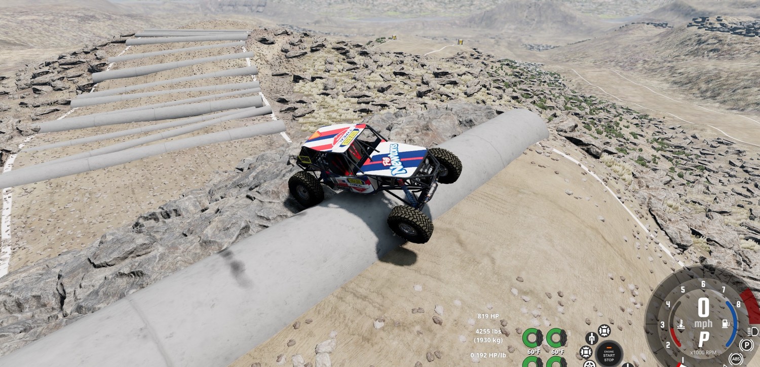 МОД Карта Bluff Bash Ultra 4 v1.77 (0.36.x) ДЛЯ BEAMNG.DRIVE