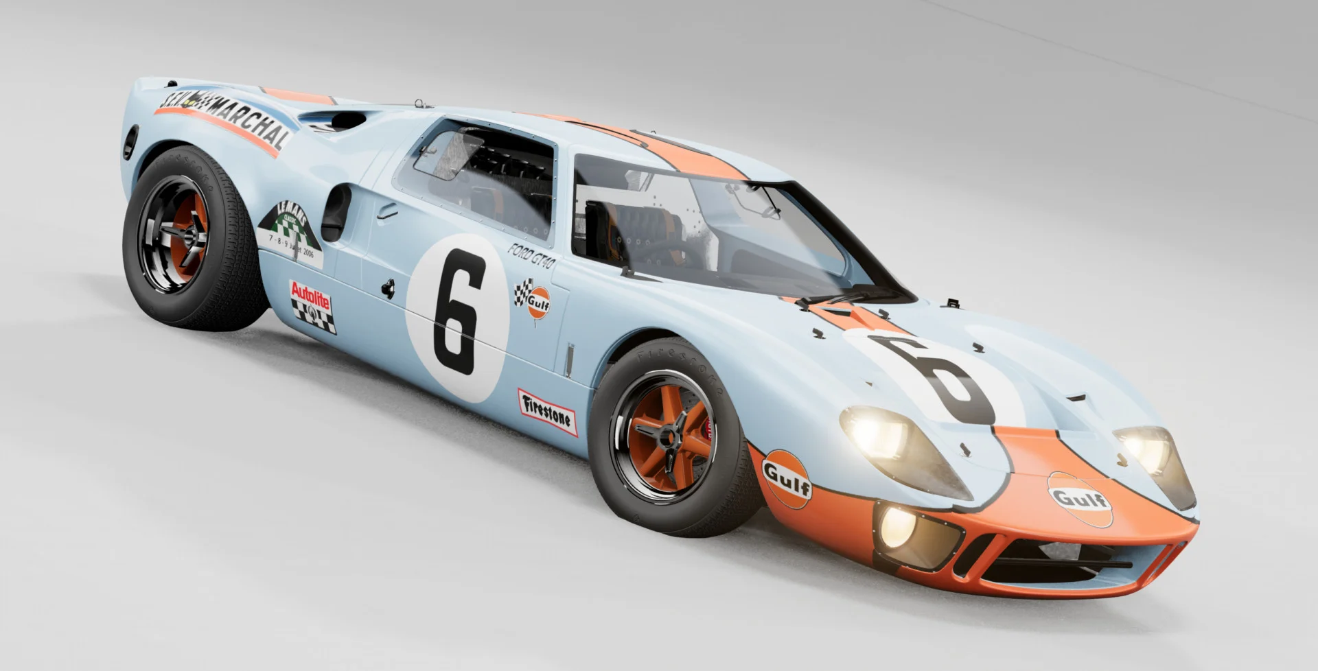 МОД Ford GT40 1965 v1.01 (0.36.x) ДЛЯ BEAMNG.DRIVE
