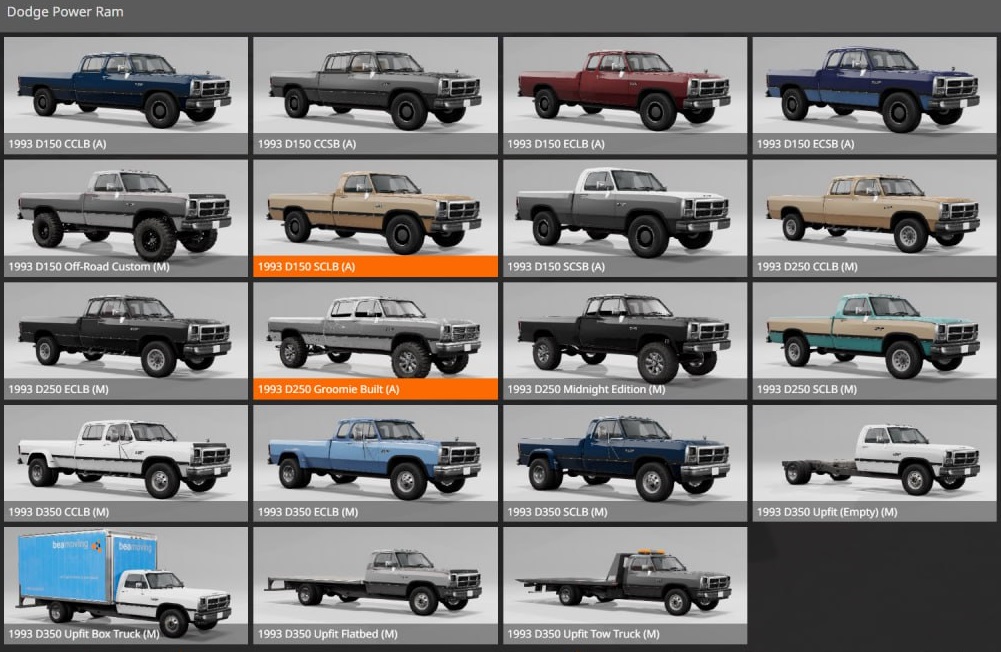 МОД Dodge Power Ram v2.0 (0.36.x) ДЛЯ BEAMNG.DRIVE