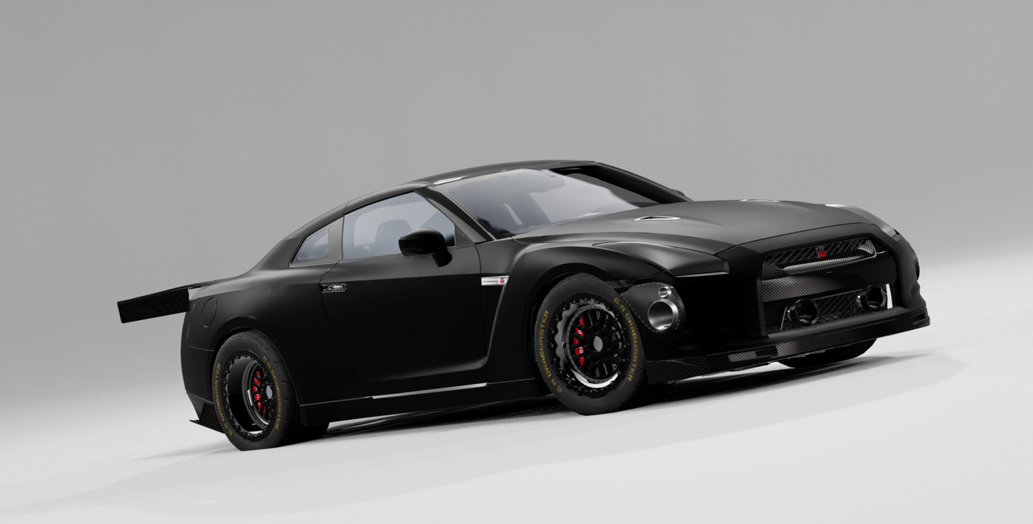 МОД Nissan GTR R35 v1.5.0 Fixed (0.36.x) ДЛЯ BEAMNG.DRIVE