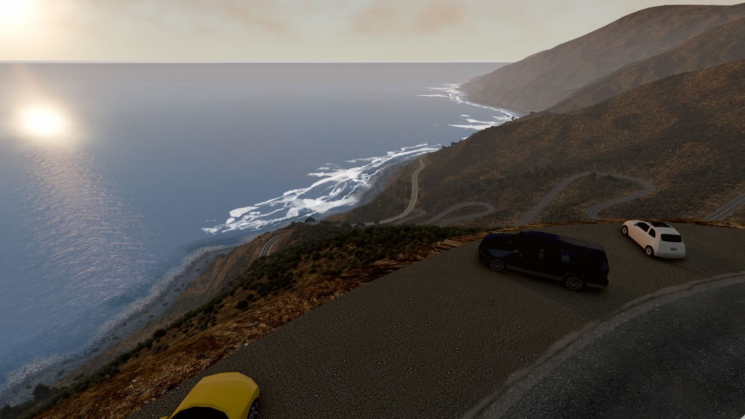 МОД Карта California Pacific Coast Highway v1.0 (0.36.x) ДЛЯ BEAMNG.DRIVE