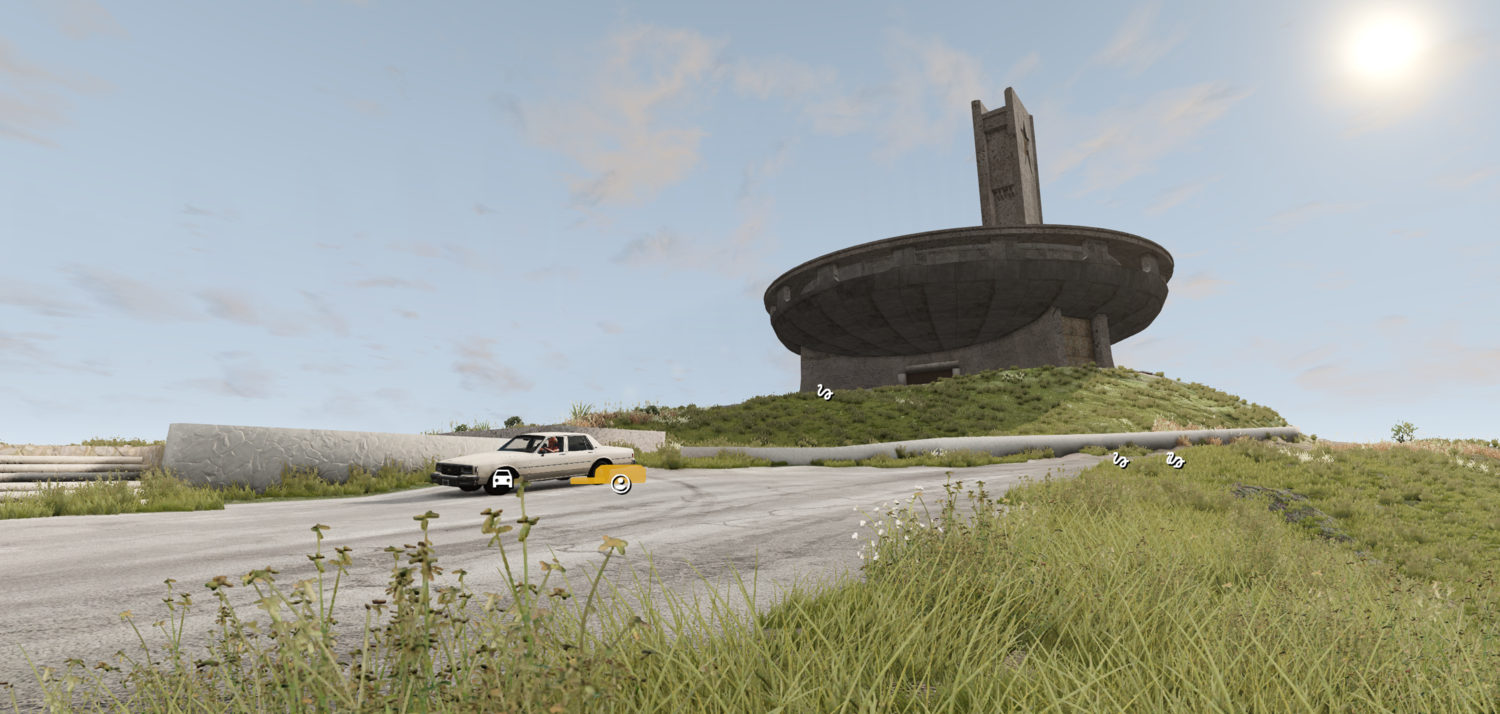 МОД Карта Buzludzha v1.0 (0.36.x) ДЛЯ BEAMNG.DRIVE