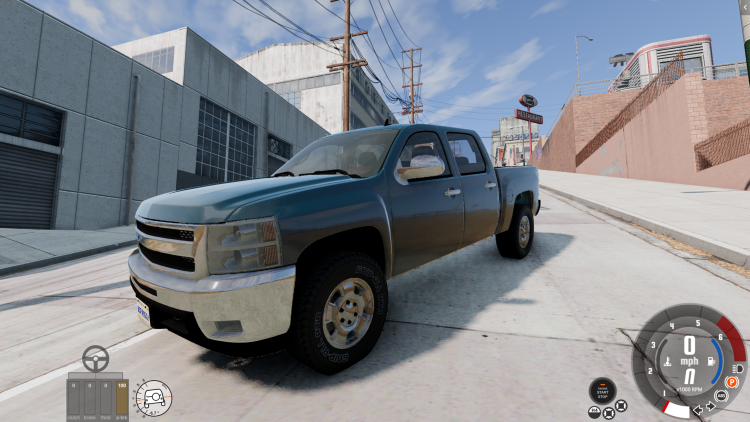 МОД Chevrolet Silverado 2011 v1.0 (0.36.x) ДЛЯ BEAMNG.DRIVE