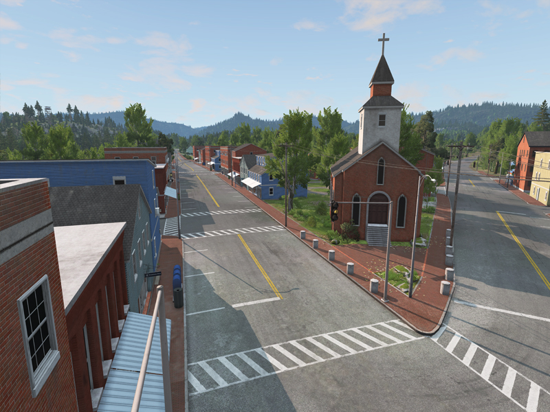 МОД Карта East Coast Beam Life Rework v1.2 (0.36.x) ДЛЯ BEAMNG.DRIVE