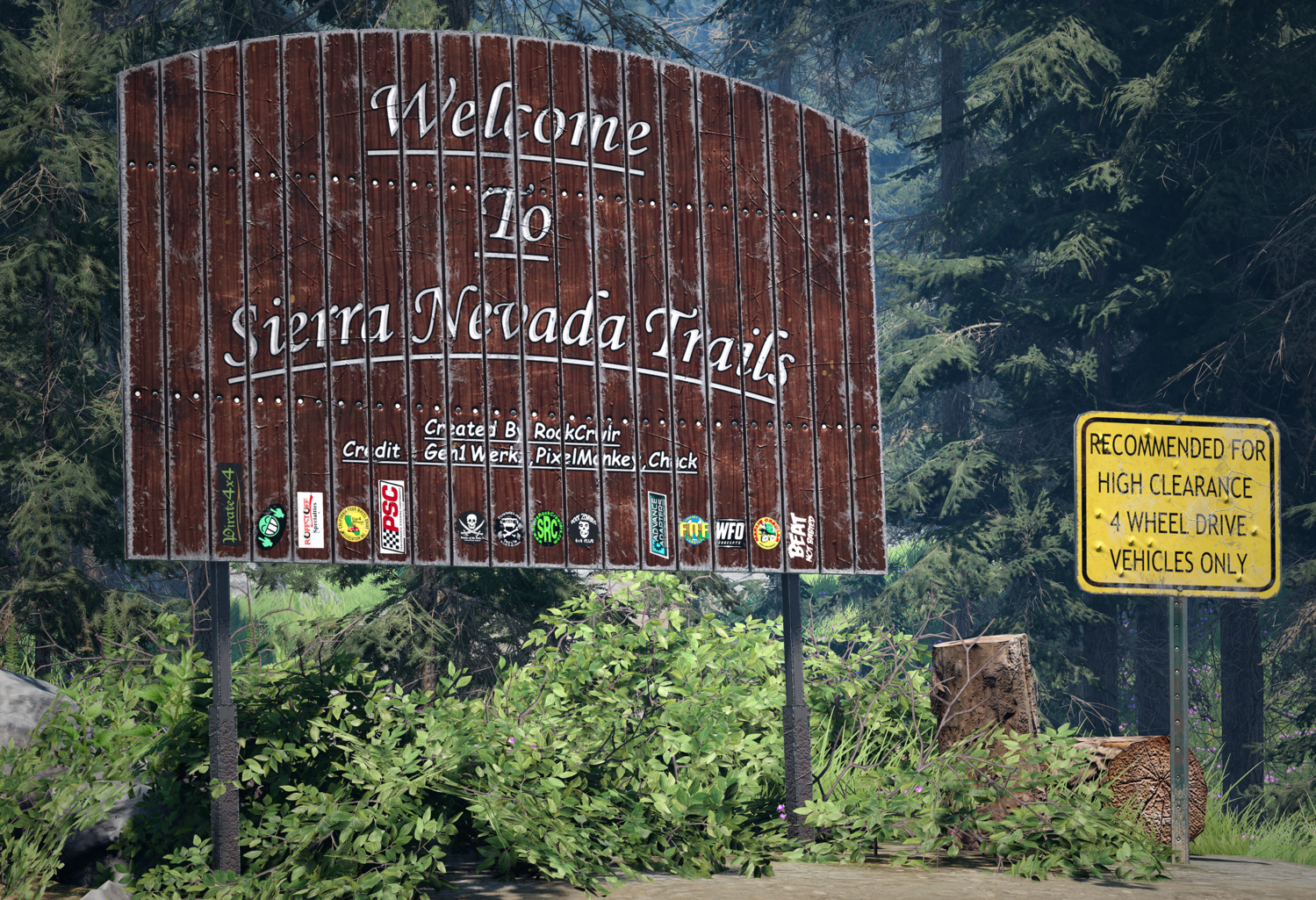 МОД Карта Sierra Nevada Trails v6.0 (0.36.x) ДЛЯ BEAMNG.DRIVE