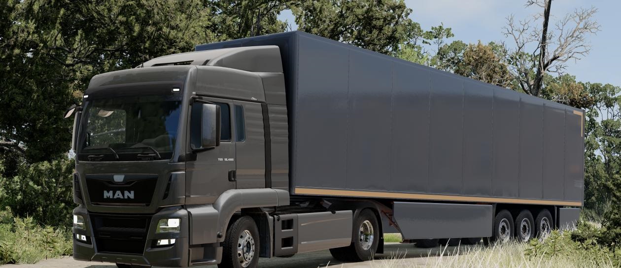 Мод Euro Trailers v1.3 (0.36.x) ДЛЯ BEAMNG.DRIVE