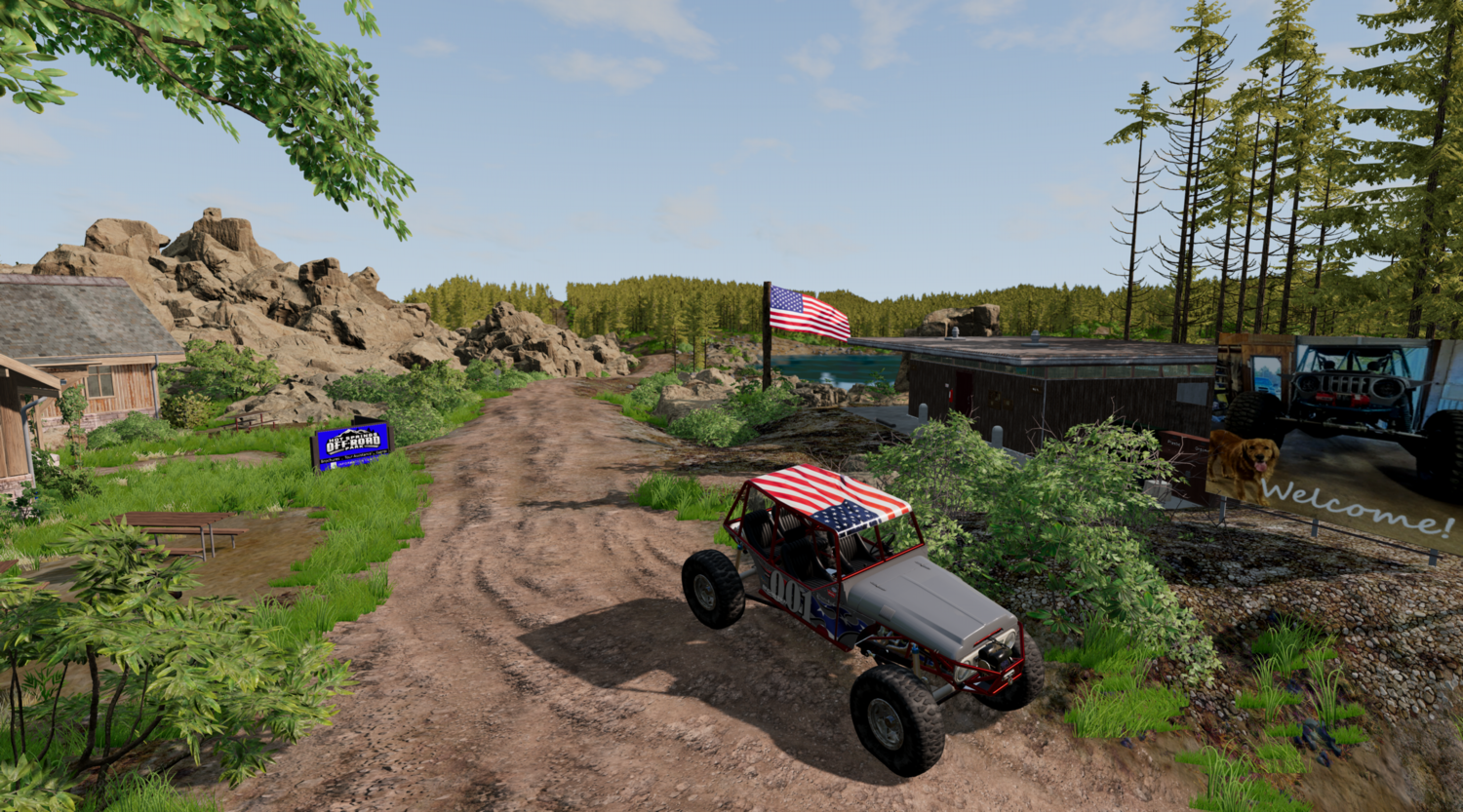 МОД Карта Hot Springs v1.0 (0.36.x) ДЛЯ BEAMNG.DRIVE