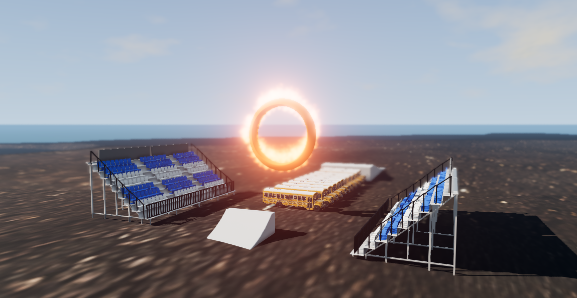 Мод Карта Ring of Fire Jump v1.1 (0.36.x) ДЛЯ BEAMNG.DRIVE