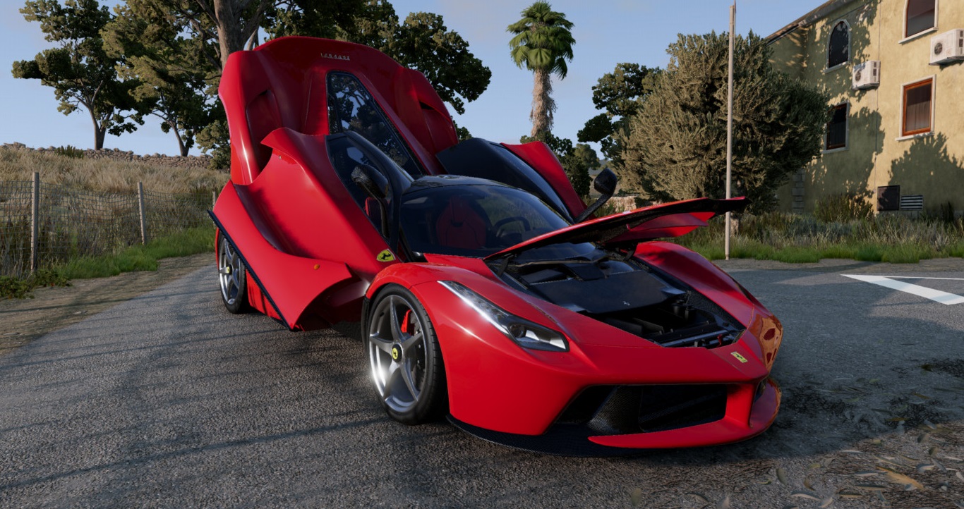 МОД Ferrari LaFerrari (with Aperta) v3.0 (0.36.x) ДЛЯ BEAMNG.DRIVE