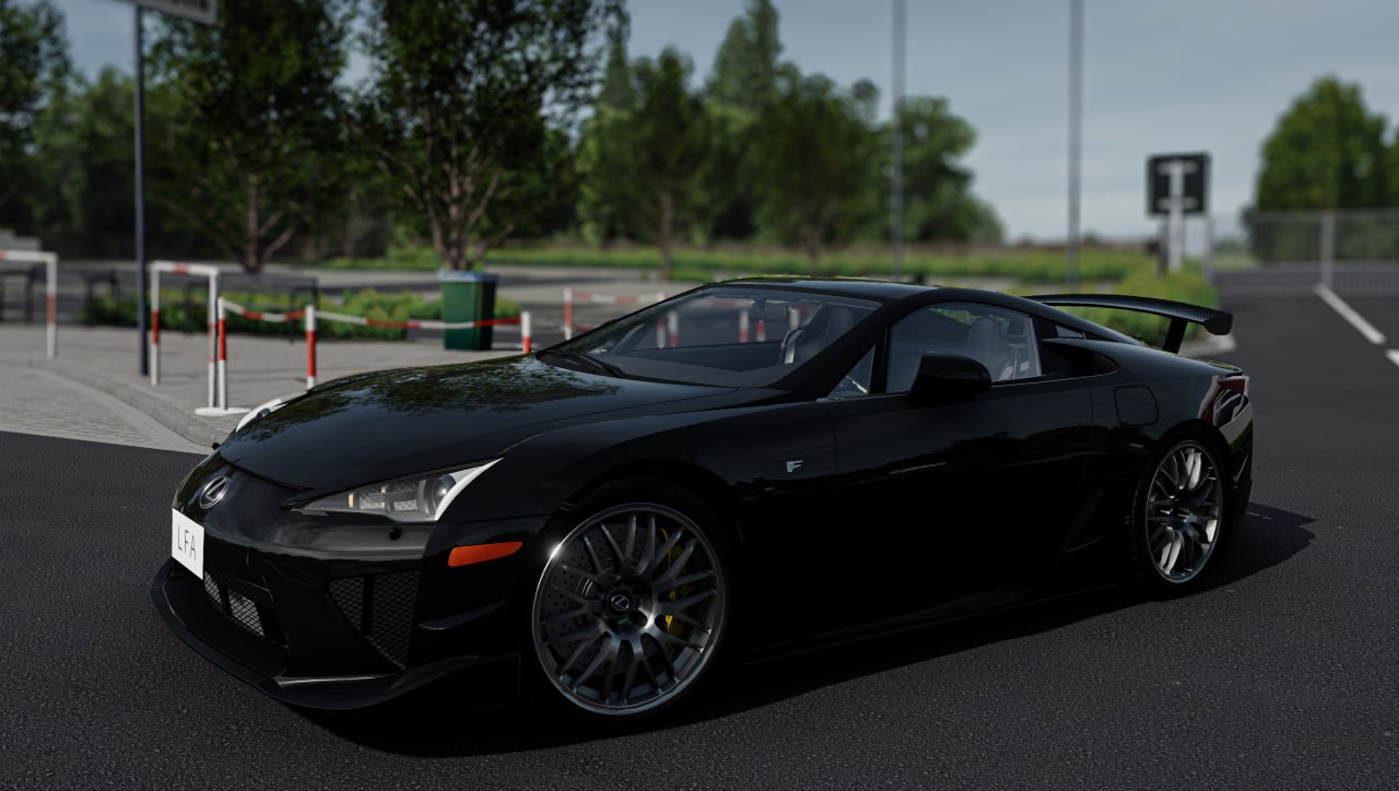МОД UPDATE Lexus LFA (0.36.x) ДЛЯ BEAMNG.DRIVE