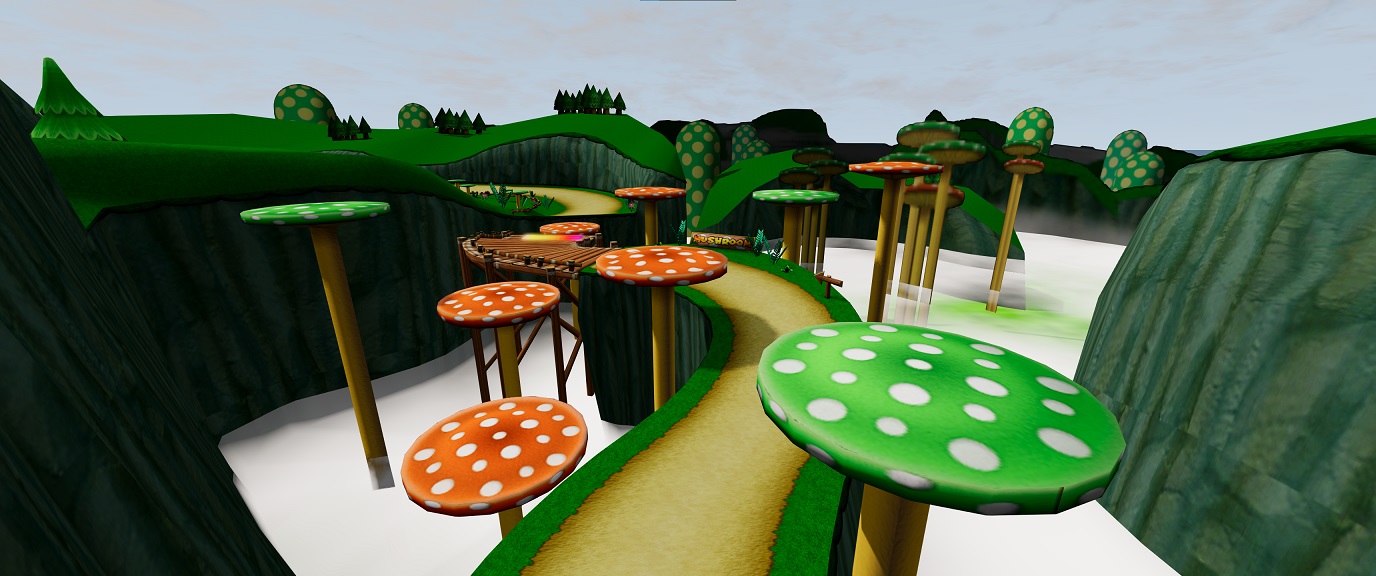 МОД Карта Mushroom Gorge (Mariokart Wii) v1.0 (0.36.x) ДЛЯ BEAMNG.DRIVE