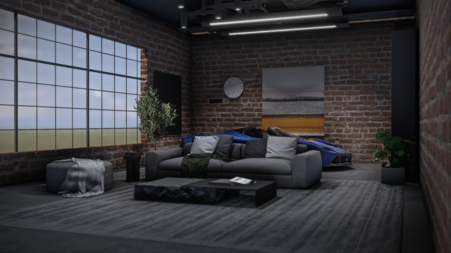 Мод Карта Studio Home Showroom (0.36.x) ДЛЯ BEAMNG.DRIVE