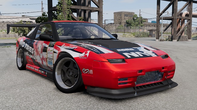 МОД Nissan Silvia S13 v1.0 (0.33.x) ДЛЯ BEAMNG.DRIVE