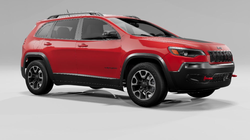 Мод Jeep Cherokee V KL 2020 v1.0 (0.33.x) Для BeamNG.Drive