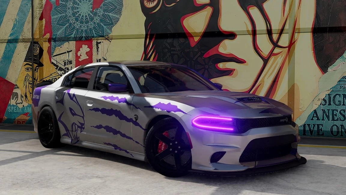 МОД Dodge Charger 2020 v2.0 (0.33.x) ДЛЯ BEAMNG.DRIVE