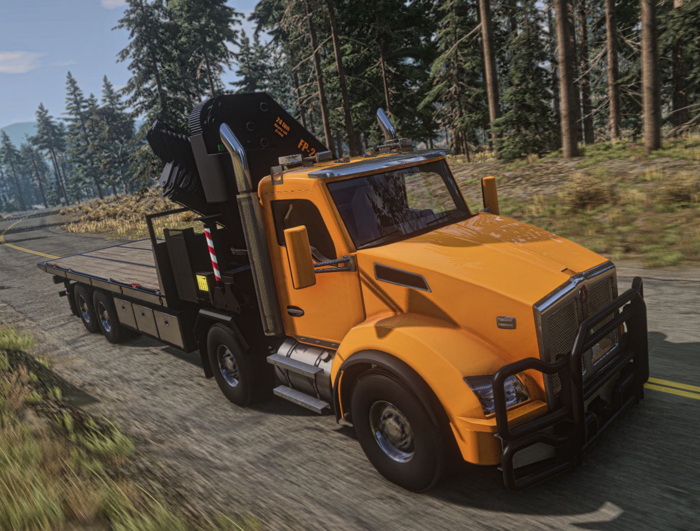 МОД Kenworth T880 Rollback Carrier Обновление (0.33.x) ДЛЯ BEAMNG.DRIVE
