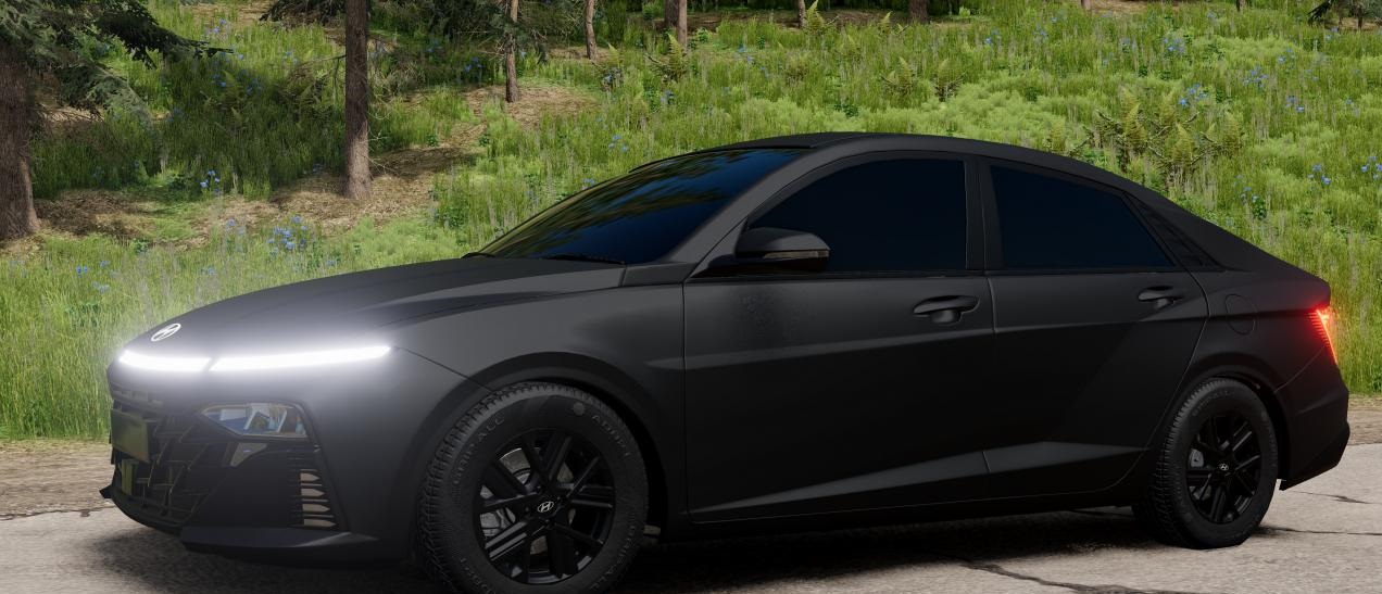 Мод Hyundai Accent 2024 v1.0 (0.31.x) Для BeamNG.Drive