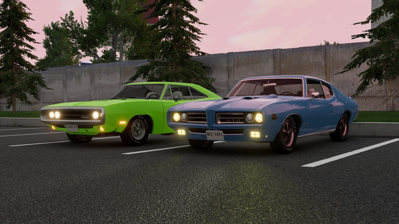 МОД Pontiac GTO Judge v2.0 (0.33.x) ДЛЯ BEAMNG.DRIVE