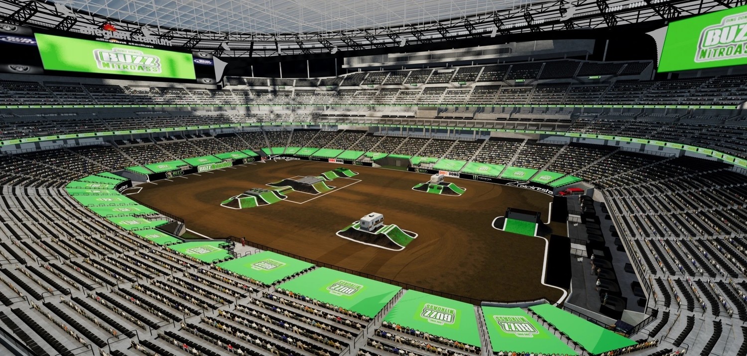 Мод Карта "Las Vegas - Buzz NitroAss (Freestyle Mania)" v1.0 (0.33.x) Для BeamNG.Drive