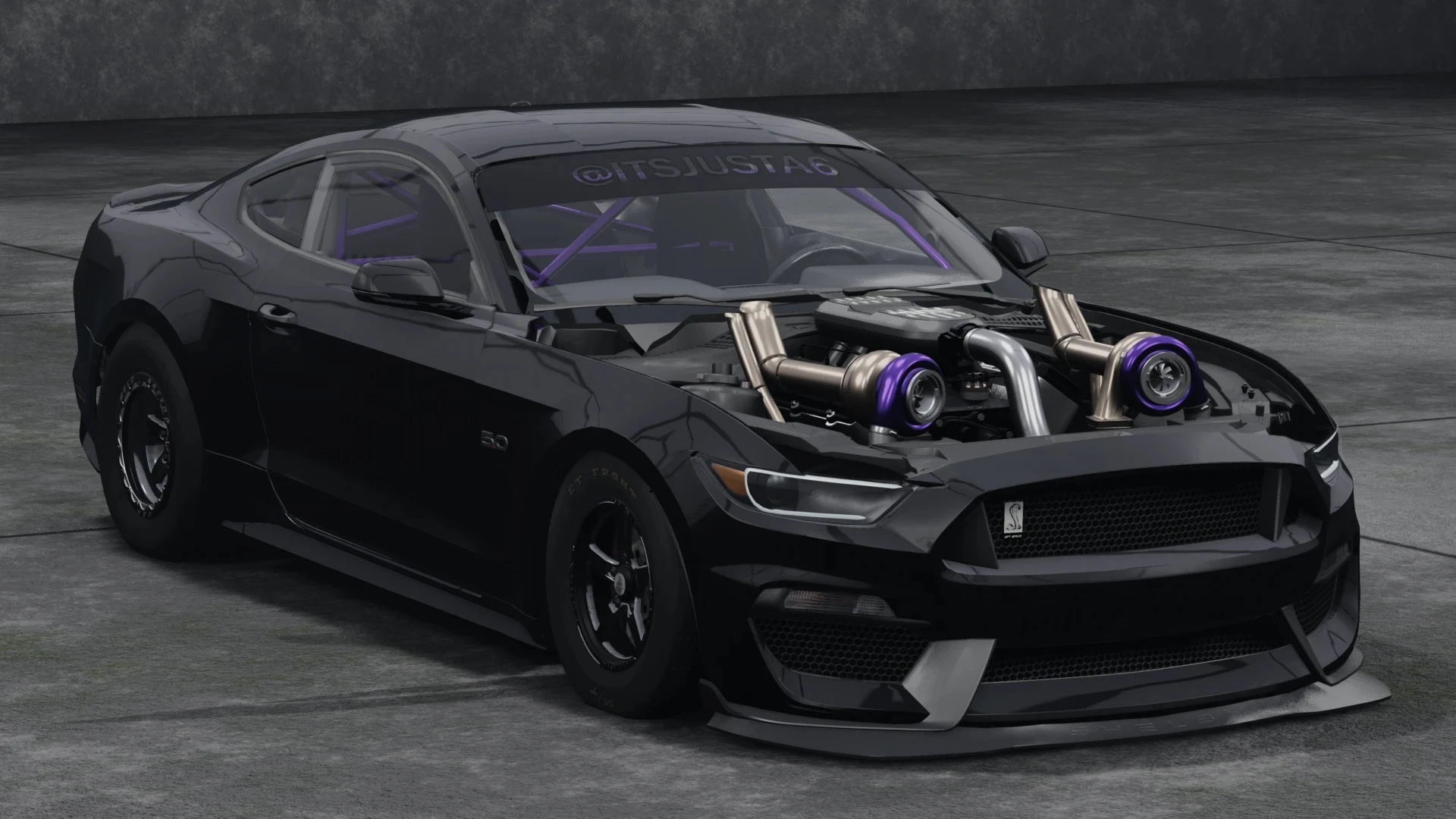 Мод Ford Mustang S550 v1.0 PewPiw (0.33.x) Для BeamNG.Drive