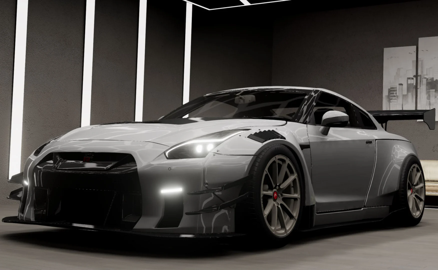 Мод Nissan GTR R35 2017 v1.0 (0.33.x) Для BeamNG.Drive