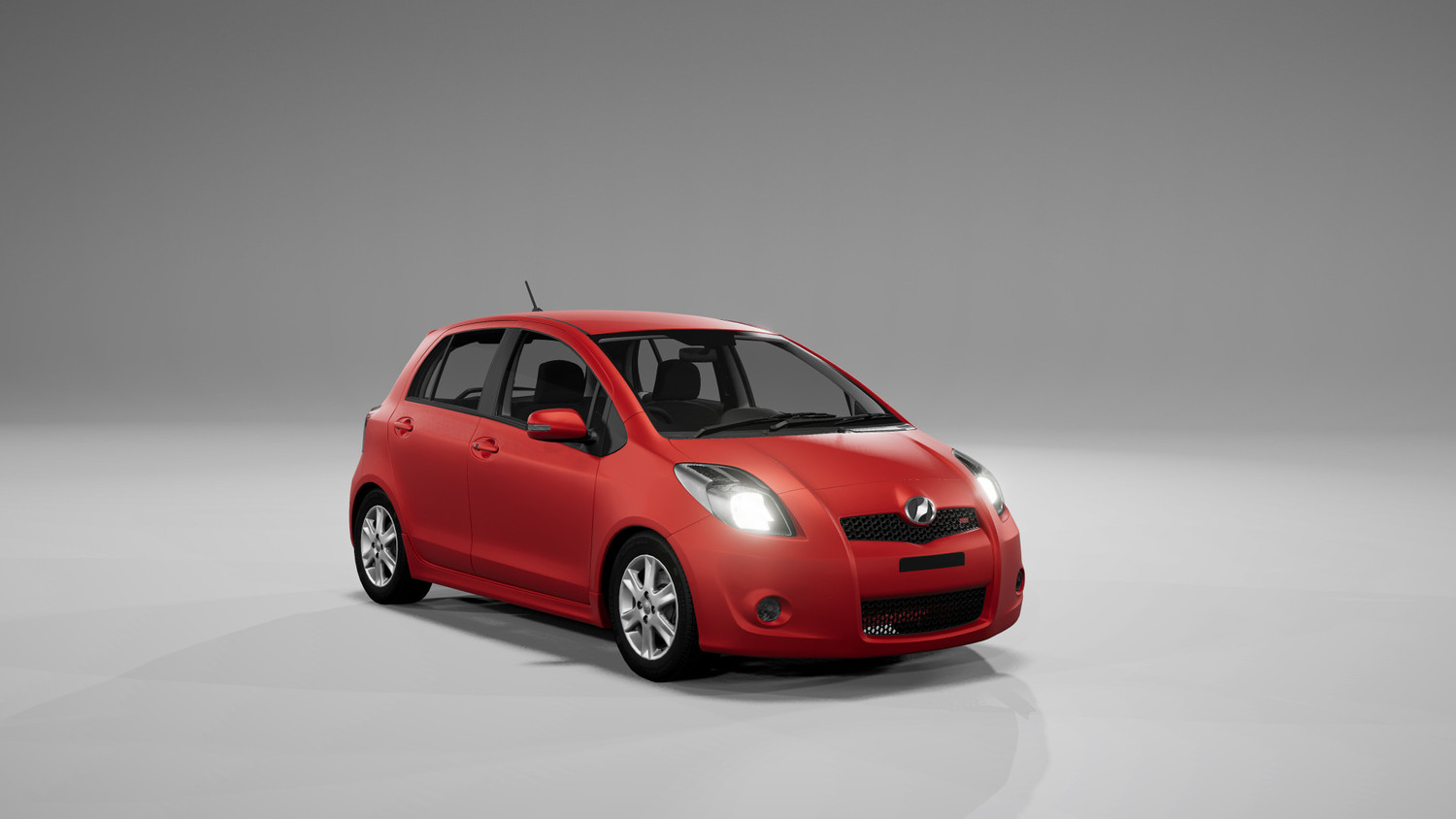МОД Toyota Yaris / Vitz (RS) v1.1 (0.33.x) ДЛЯ BEAMNG.DRIVE