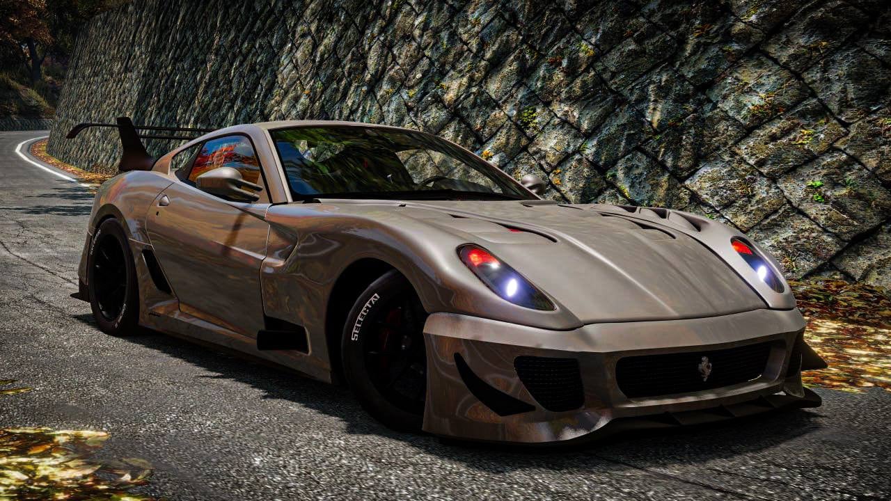 МОД Ferrari 599XX v1.0 (0.33.x) ДЛЯ BEAMNG.DRIVE