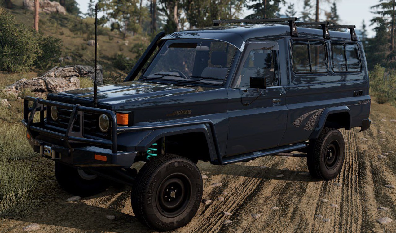 МОД Toyota Land Cruiser 75 Series Troopy (0.36.x) ДЛЯ BEAMNG.DRIVE
